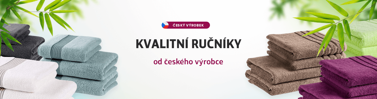 Kvalitní ručníky od českého výrobce